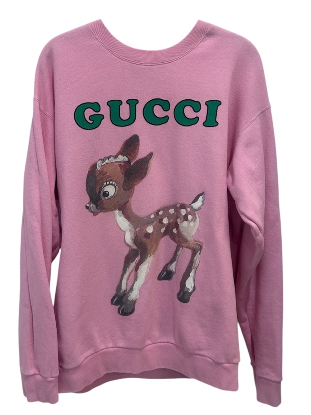 Gucci Bambi Pink Crewneck Sweatshirt